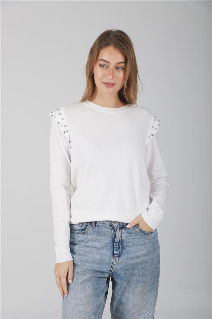 Sweater Yoko Bremer con Piedras